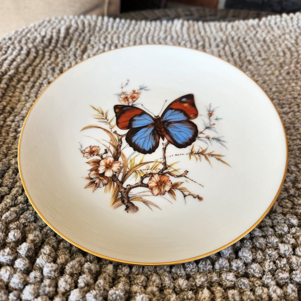 Vintage JWK Josef Kuba Butterfly Plates